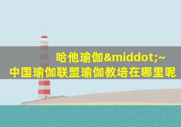哈他瑜伽·~中国瑜伽联盟瑜伽教培在哪里呢
