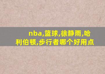 nba,篮球,徐静雨,哈利伯顿,步行者哪个好用点