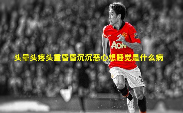 头晕头疼头重昏昏沉沉恶心想睡觉是什么病
