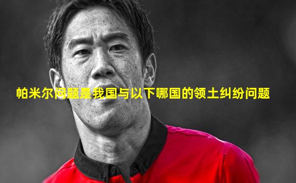帕米尔问题是我国与以下哪国的领土纠纷问题