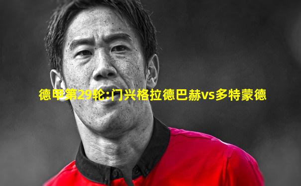 德甲第29轮:门兴格拉德巴赫vs多特蒙德