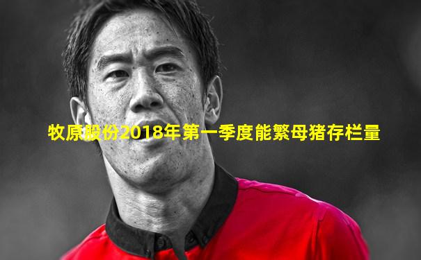 牧原股份2018年第一季度能繁母猪存栏量