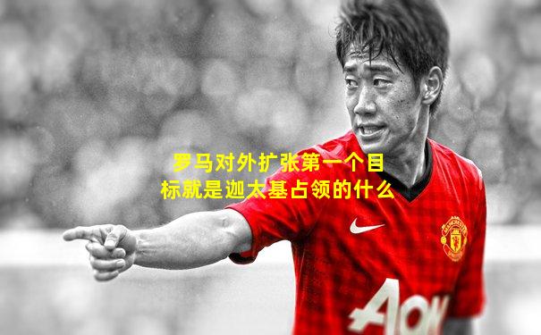 罗马对外扩张第一个目标就是迦太基占领的什么